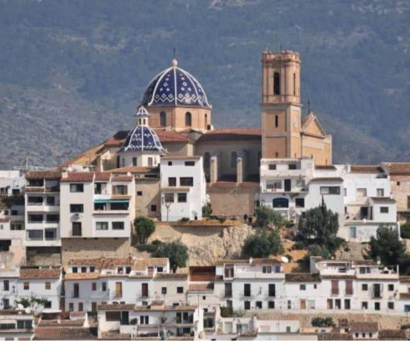 Ferienwohnung Atico-Duplex Con Vistas Al Mar Y Casco Antiguo En Altea Exterior foto