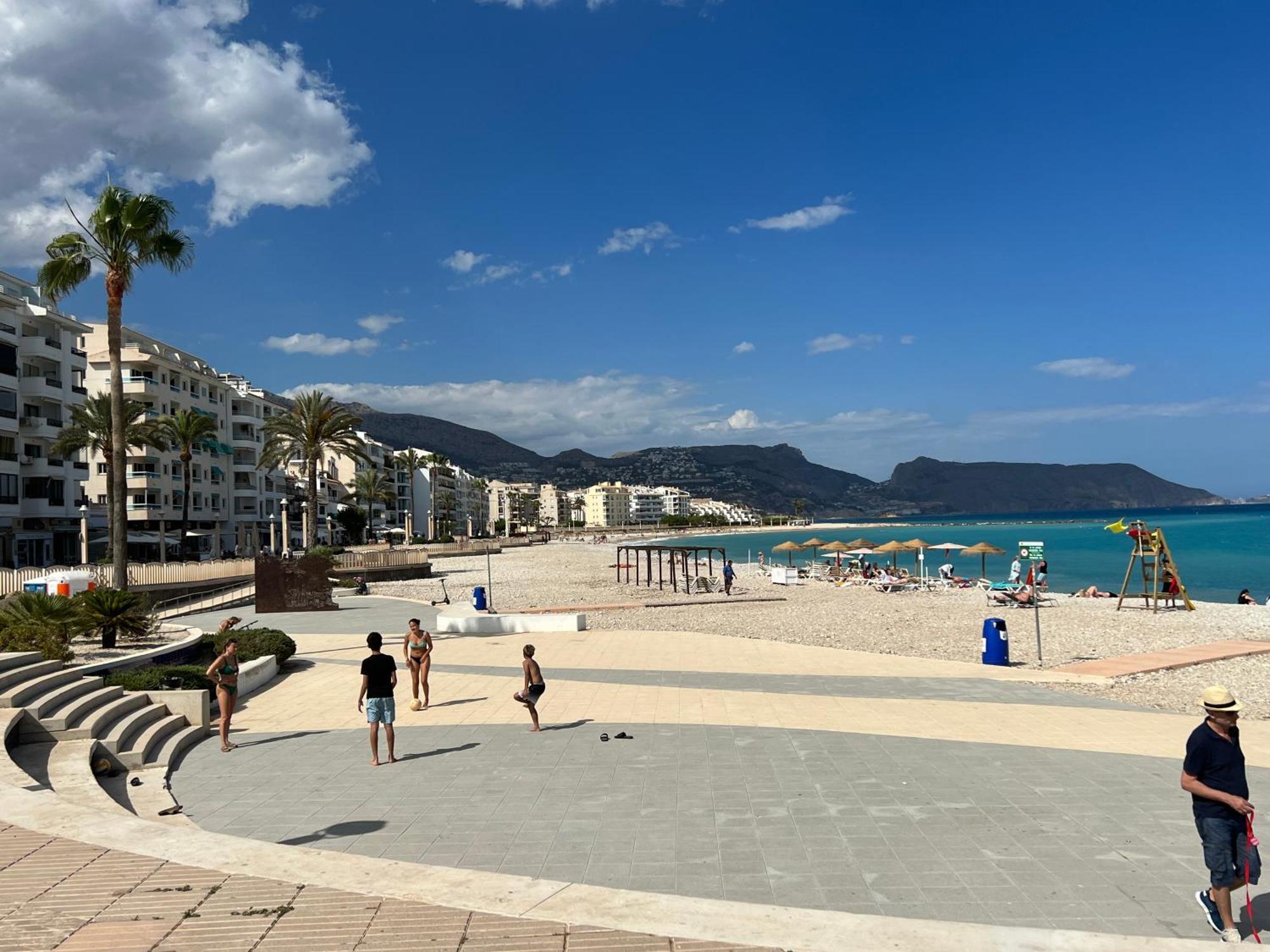 Ferienwohnung Atico-Duplex Con Vistas Al Mar Y Casco Antiguo En Altea Exterior foto